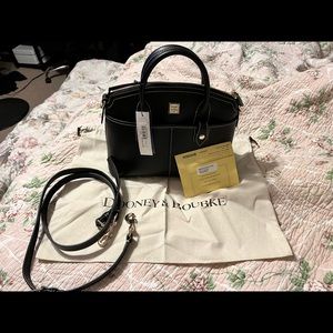 Dooney and Bourke Saffiano Domed Satchel